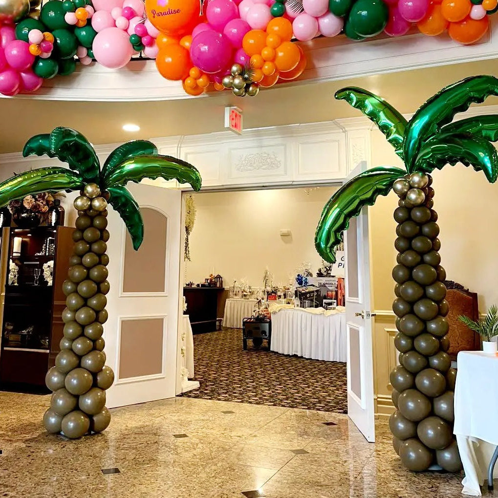 2pcs Adjustable Balloon Column Stand Flower Column Stand Made of Aluminum Alloy Tube