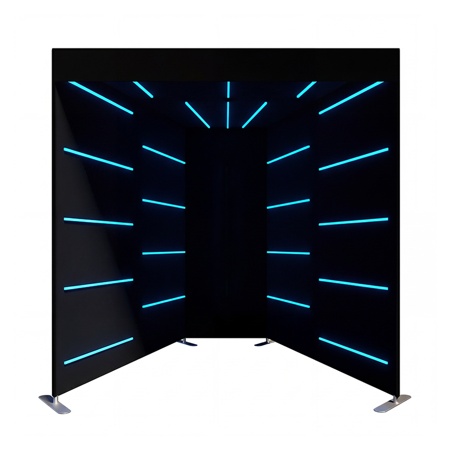 VOGUE LED Video Photo Booth Enclosure