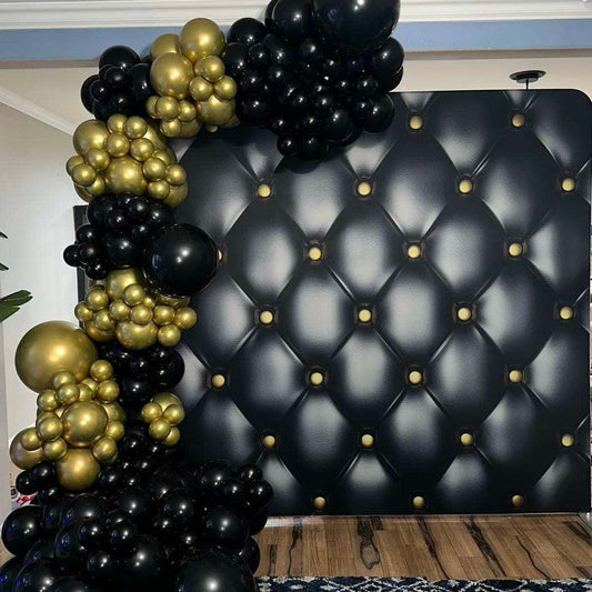 Leather Upholstery Pillow Case Photo Booth Straight Backdrop
