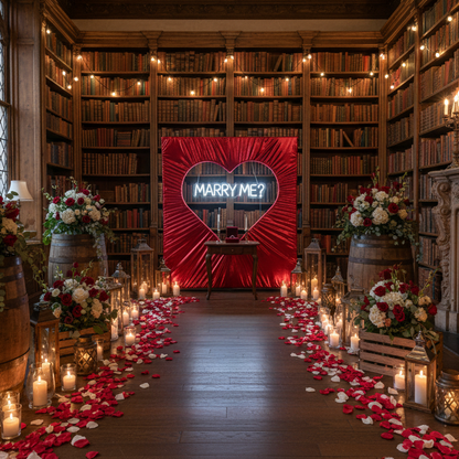 Party Decor – Portable & Sturdy Cutout Heart Frame