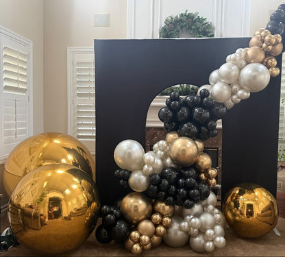 Golden Color Inflatable Mirror Ball Reusable Big Bubble Shiny Balloon Balls