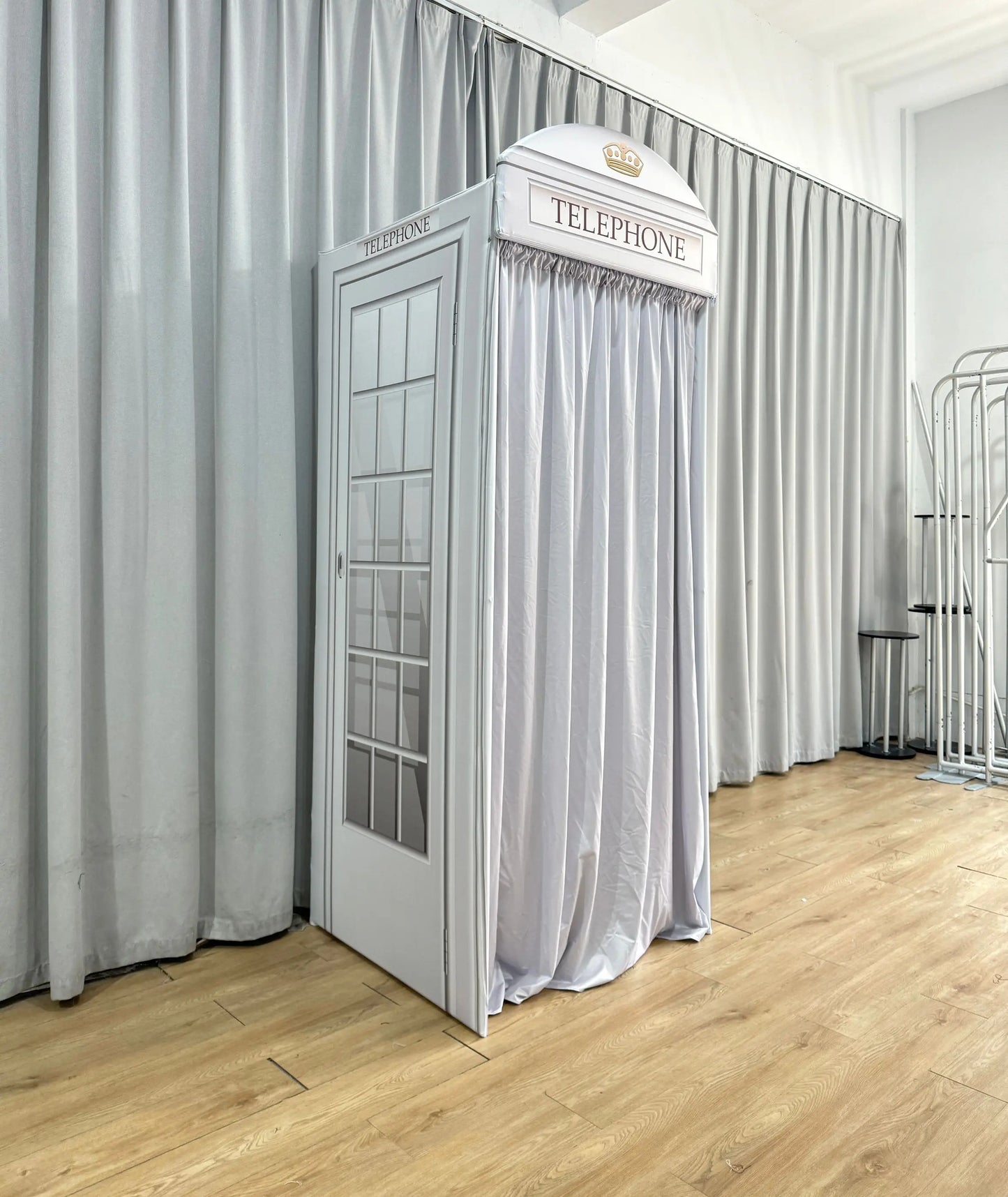 Telephone Booth Party Photo Booth Birthday Backdrop Stand