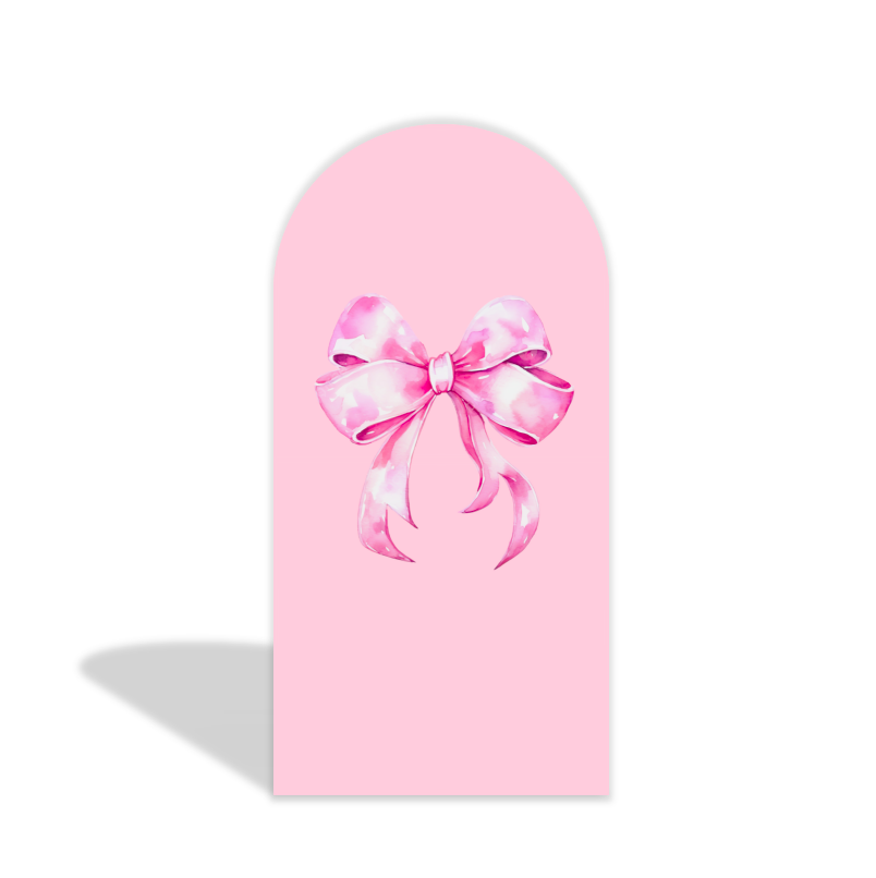 Botas o lazo Pronto lo sabremos Arco para fiesta de baby shower, cubierta y soporte para telón de fondo