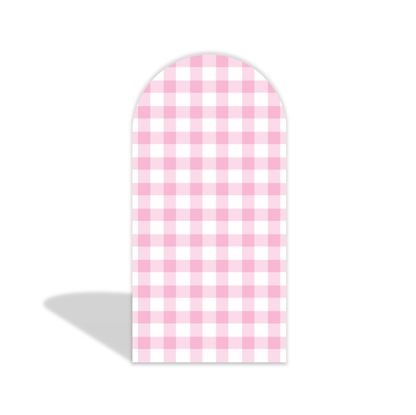 Farm themed pink house, car pattern, arch, birthday party, arch background wallpaper cover