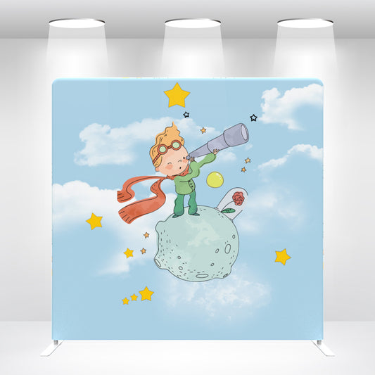 Princess Theme Birthday Party Backdrop Wall Cover With Stand