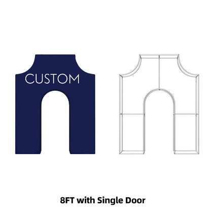 8x8ft 10x10ft Arc de Triomphe Party Backdrop Stand Triumphal Backdrop
