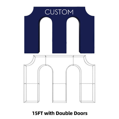 8x8ft 10x10ft Arc de Triomphe Party Backdrop Stand Triumphal Backdrop