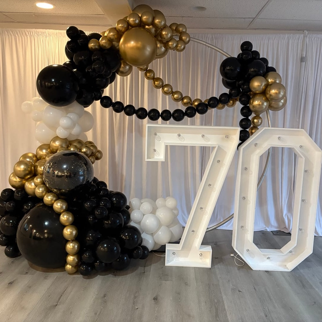 6ft 6.5ft Aluminum Alloy tube Round Circle Backdrop Stand For Wedding Birthday Baby Shower