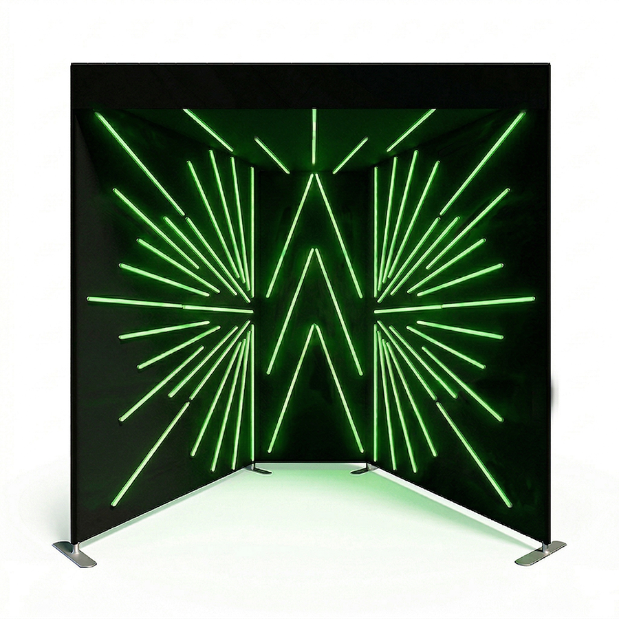 VOGUE Tunnel LED Walk-In Video Photo Booth Enclosure