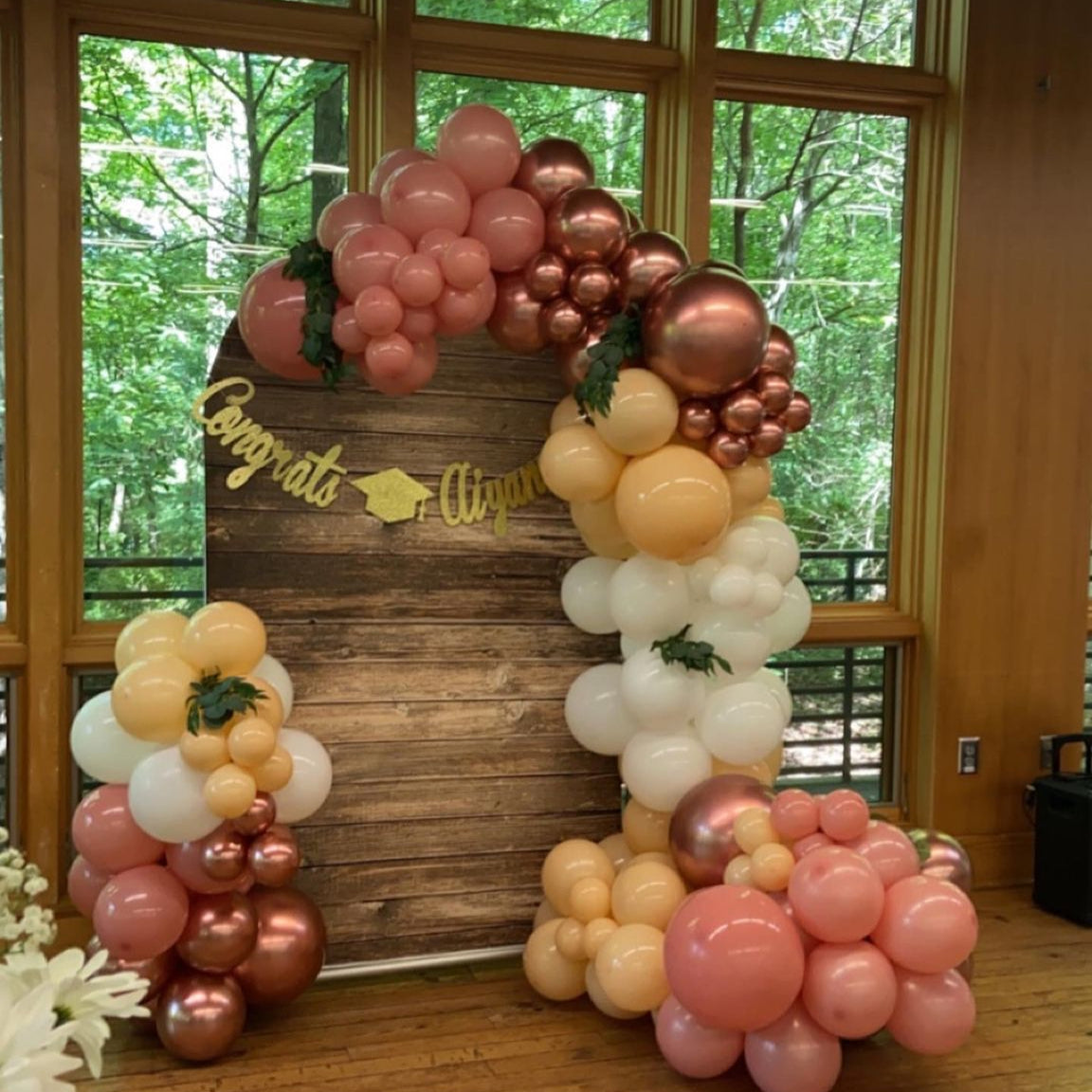 4*7Ft Aluminum Arch Backdrop Stand For Birthday Wedding Party Decoration