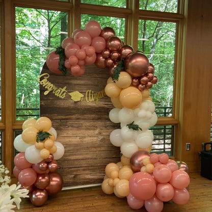 4*7Ft Aluminum Arch Backdrop Stand For Birthday Wedding Party Decoration