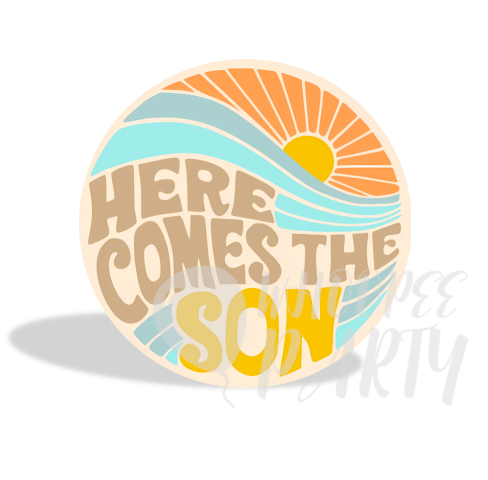 Here Comes The Son Decoration Round Circle Backdrop Cover Plinth Cylinder Pedestal Cover