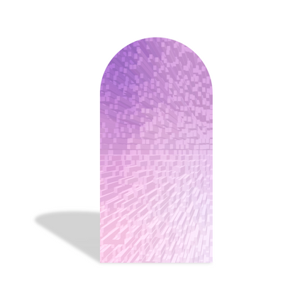 Fondo de pantalla con diseño de corona de princesa con degradado morado para fiesta de cumpleaños