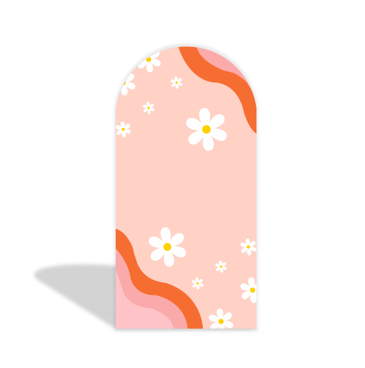 Groovy one arch - Fondo de pared con arco para fiesta de cumpleaños