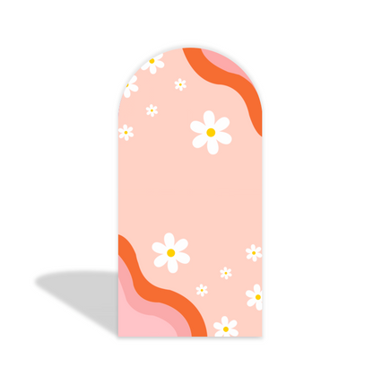 Groovy one arch - Fondo de pared con arco para fiesta de cumpleaños