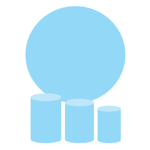 Light blue babyshower birthday party decoration round circle backdrop cover plinth cylinder pedestal cover