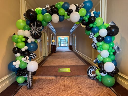 10x8ft Aluminum Alloy Tube Arch Balloon Flower Stand For Wedding Birthday Baby Shower