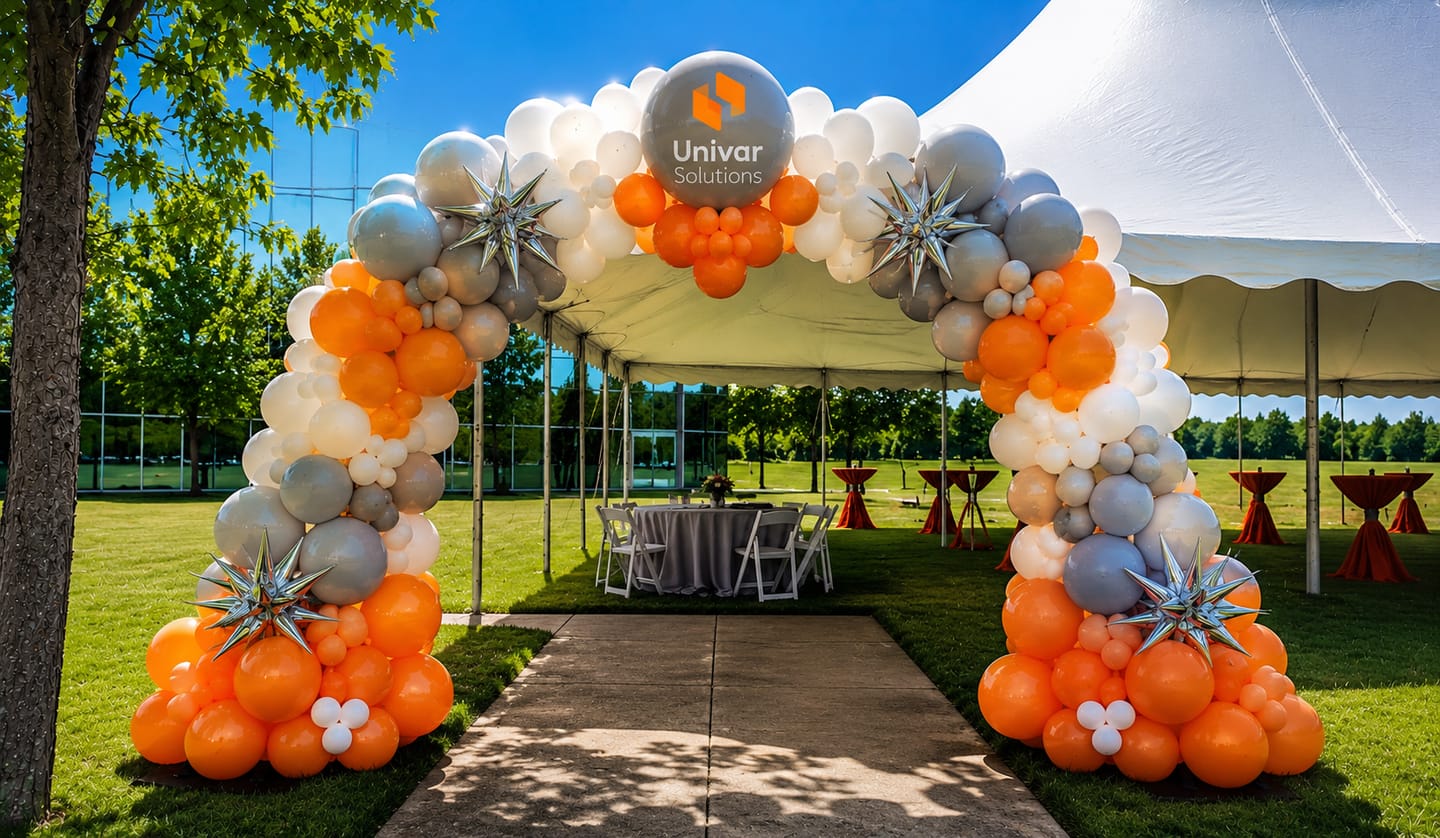 10x8ft Aluminum Alloy Tube Arch Balloon Flower Stand For Wedding Birthday Baby Shower