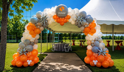 10x8ft Aluminum Alloy Tube Arch Balloon Flower Stand For Wedding Birthday Baby Shower
