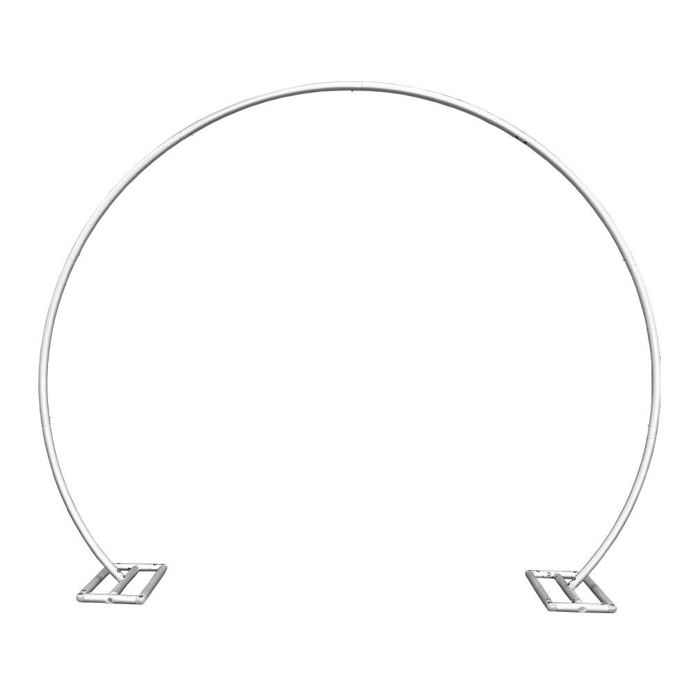 8ft Aluminum Alloy Tube Arch Balloon Flower Stand For Wedding Birthday Baby Shower