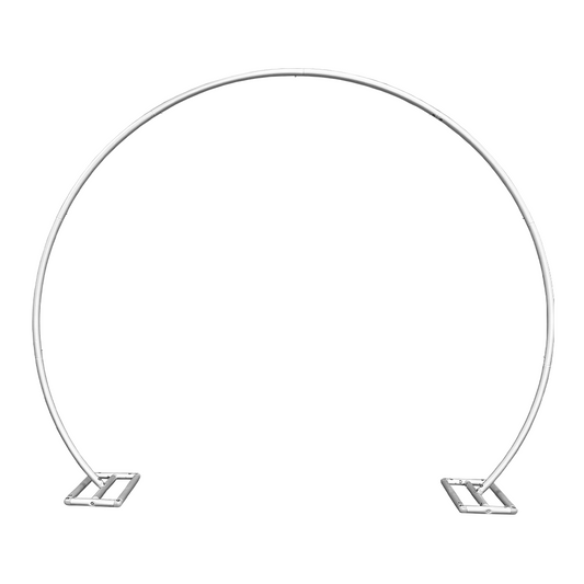 8ft Aluminum Alloy Tube Arch Balloon Flower Stand For Wedding Birthday Baby Shower