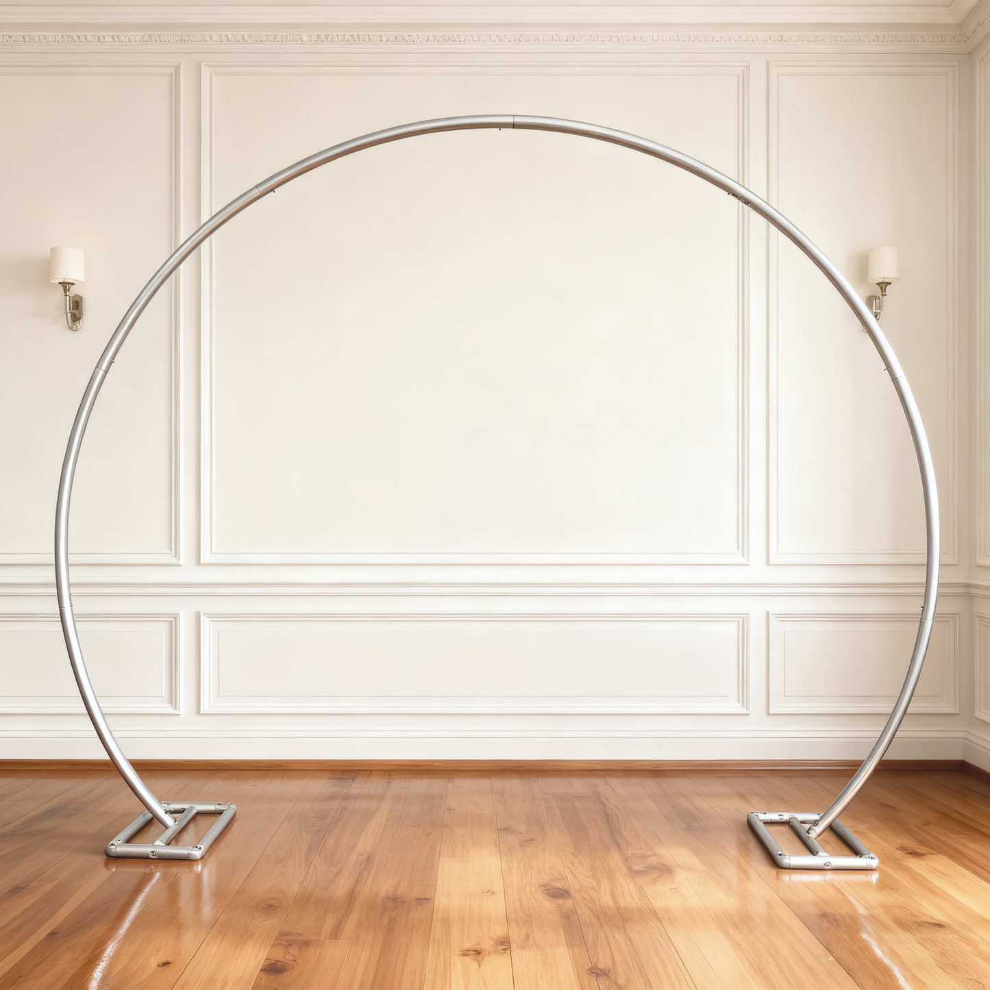 8ft Aluminum Alloy Tube Arch Balloon Flower Stand For Wedding Birthday Baby Shower