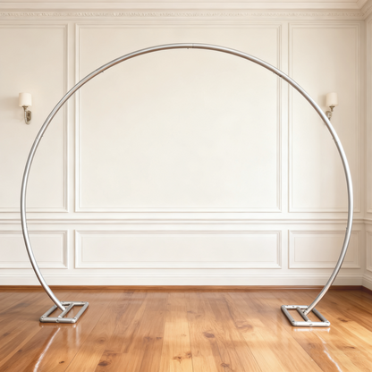 8ft Aluminum Alloy Tube Arch Balloon Flower Stand For Wedding Birthday Baby Shower