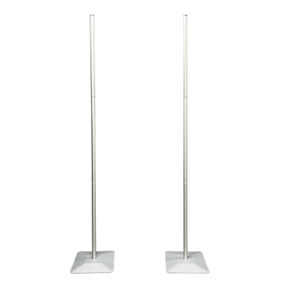 2pcs Adjustable Balloon Column Stand Flower Column Stand Made of Aluminum Alloy Tube