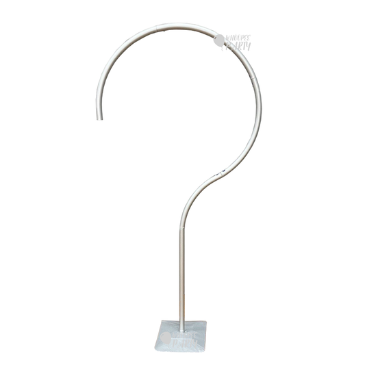 6ft H Aluminum Alloy Tube Sturdy Portable Balloon Flower  Question Mark Stand For Gender Reveal