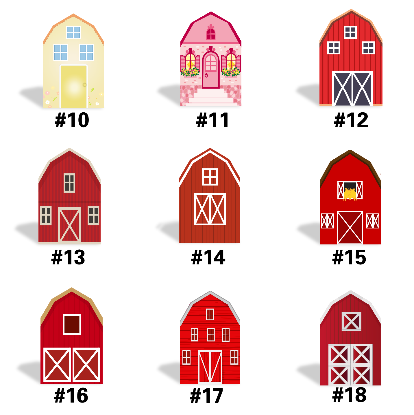 5.25x8.14ft Farm Theme Birthday Baby Shower Party Decoration Barn Arch Backdrop Wall Stand