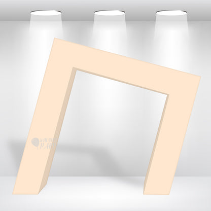 Slanted Square 3D Arch Backdrop Stand For Birthday Wedding Party Decoration Made of Aluminum Alloy Tube
