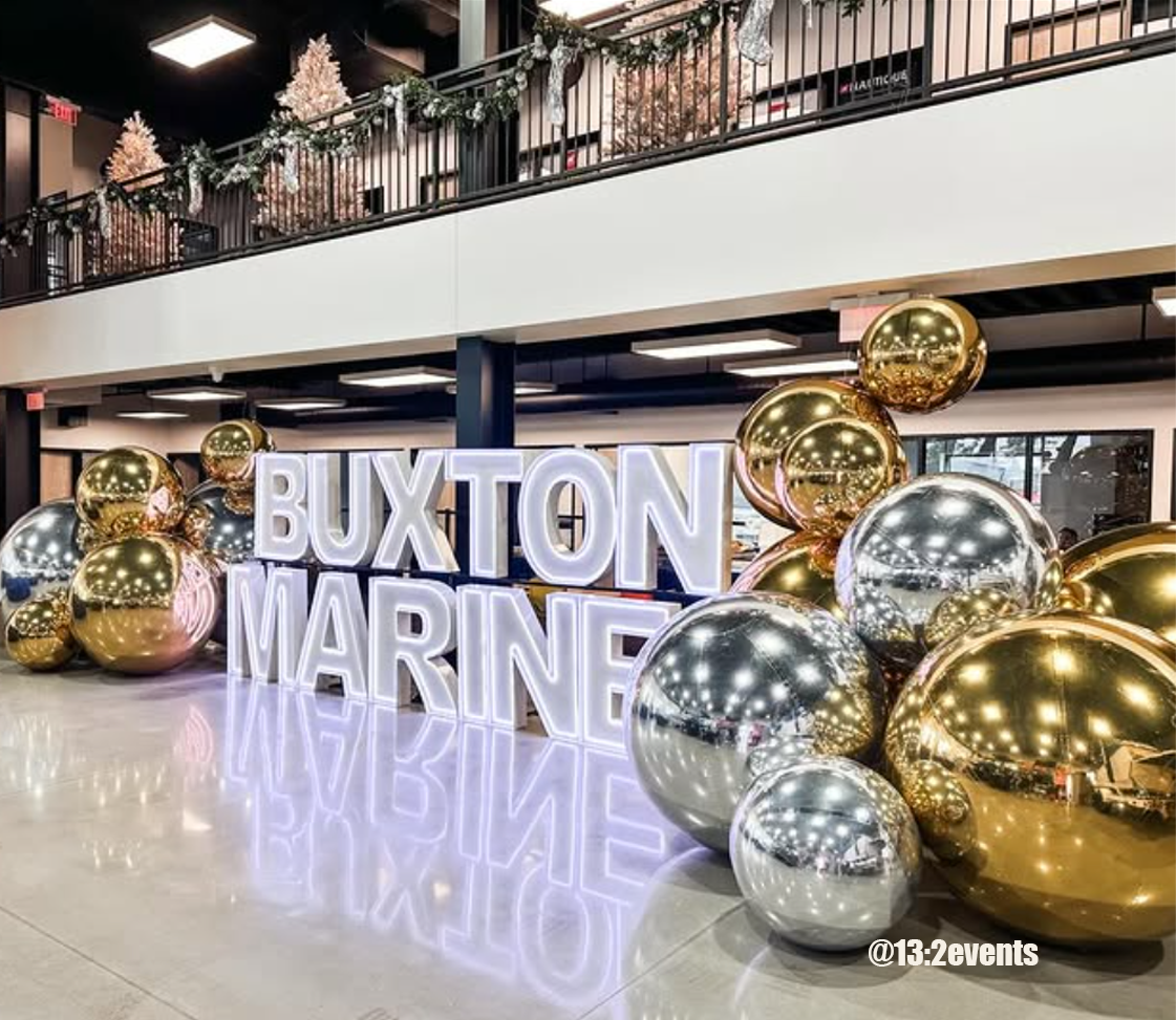 Golden Color Inflatable Mirror Ball Reusable Big Bubble Shiny Balloon Balls