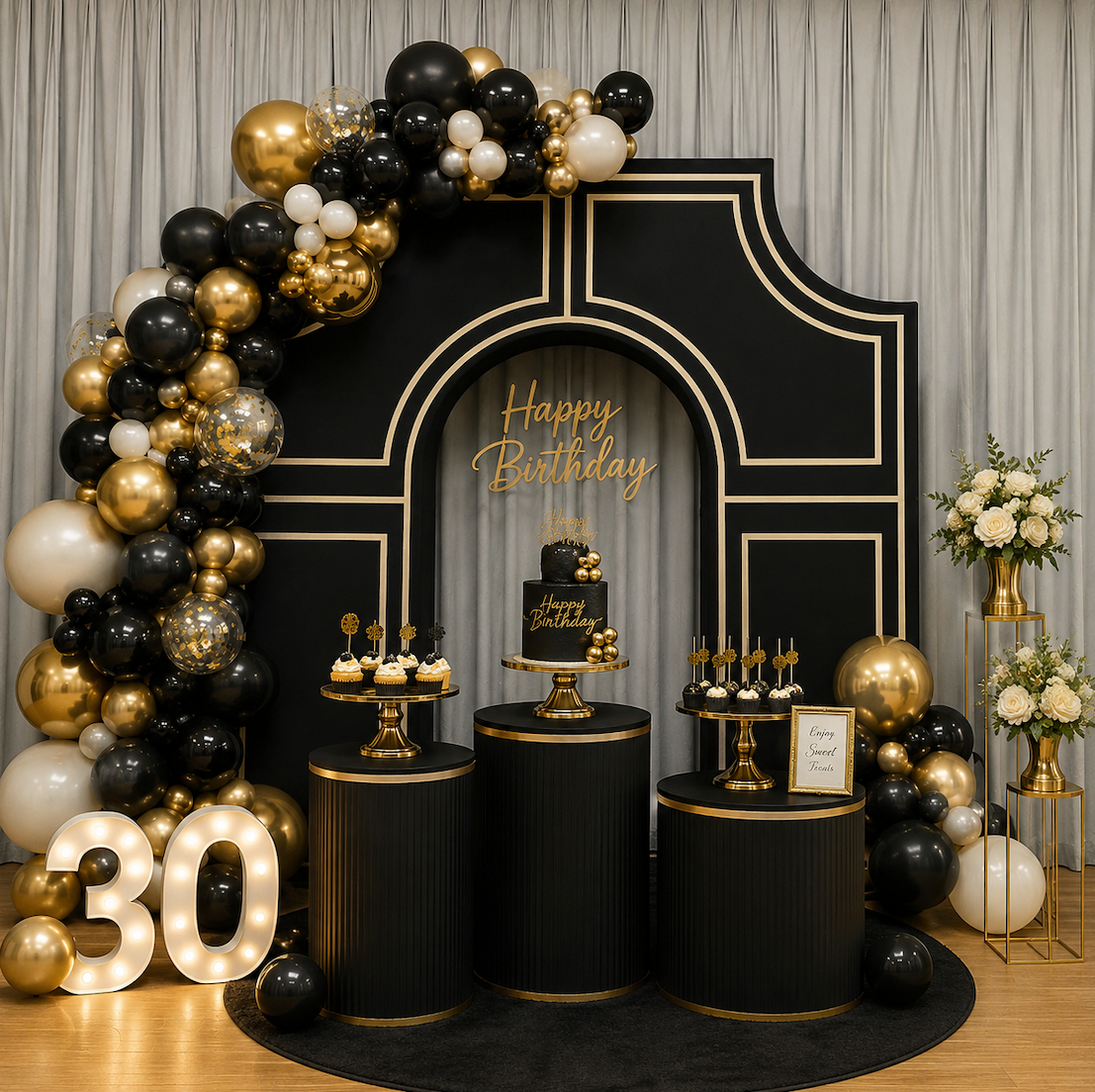 8x8ft 10x10ft Arc de Triomphe Party Backdrop Stand Triumphal Backdrop
