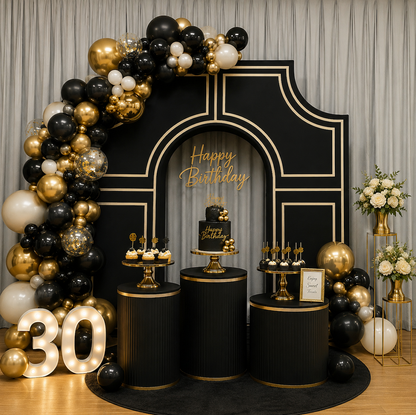 8x8ft 10x10ft Arc de Triomphe Party Backdrop Stand Triumphal Backdrop