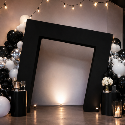 Slanted Square 3D Arch Backdrop Stand For Birthday Wedding Party Decoration Made of Aluminum Alloy Tube