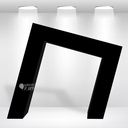 Slanted Square 3D Arch Backdrop Stand For Birthday Wedding Party Decoration Made of Aluminum Alloy Tube