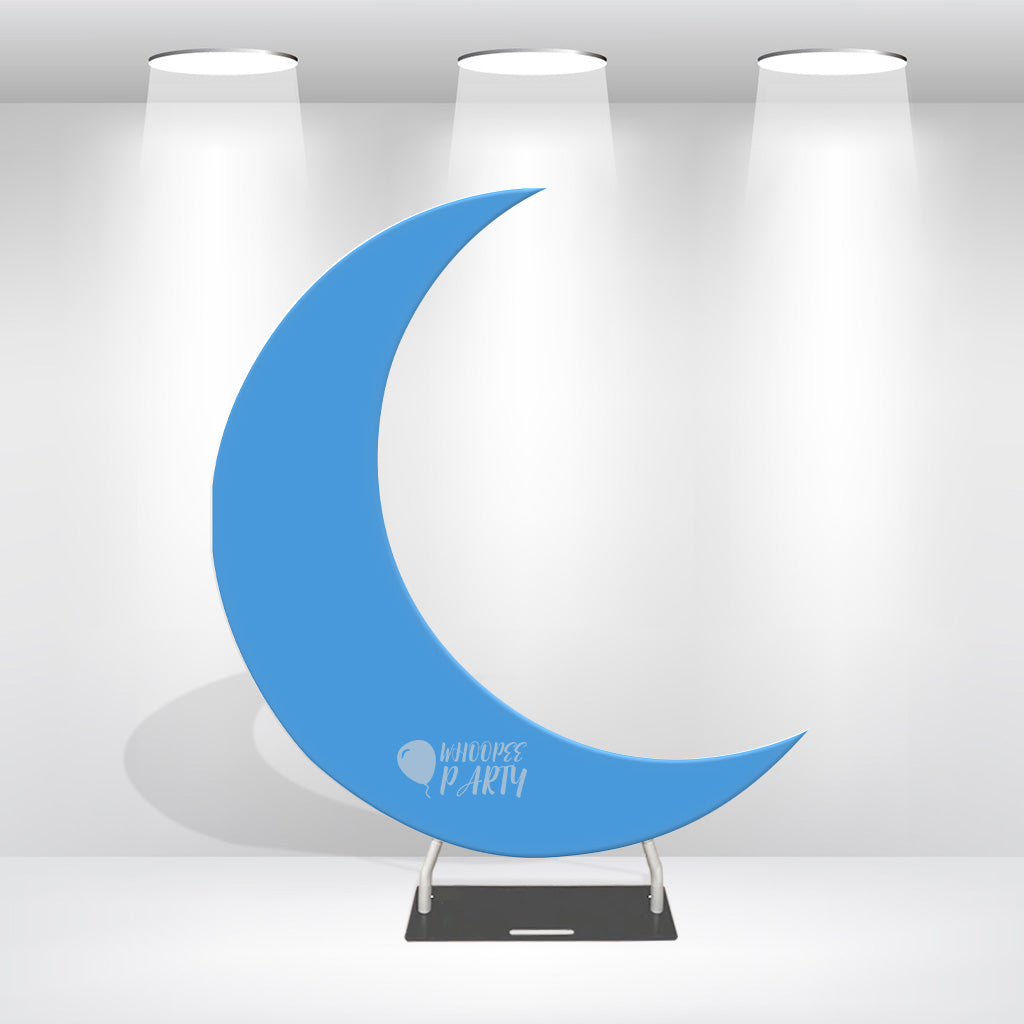 6.5ft Crescent Half Moon Shape Arch Backdrop Stand For Wedding Birthday Baby Shower