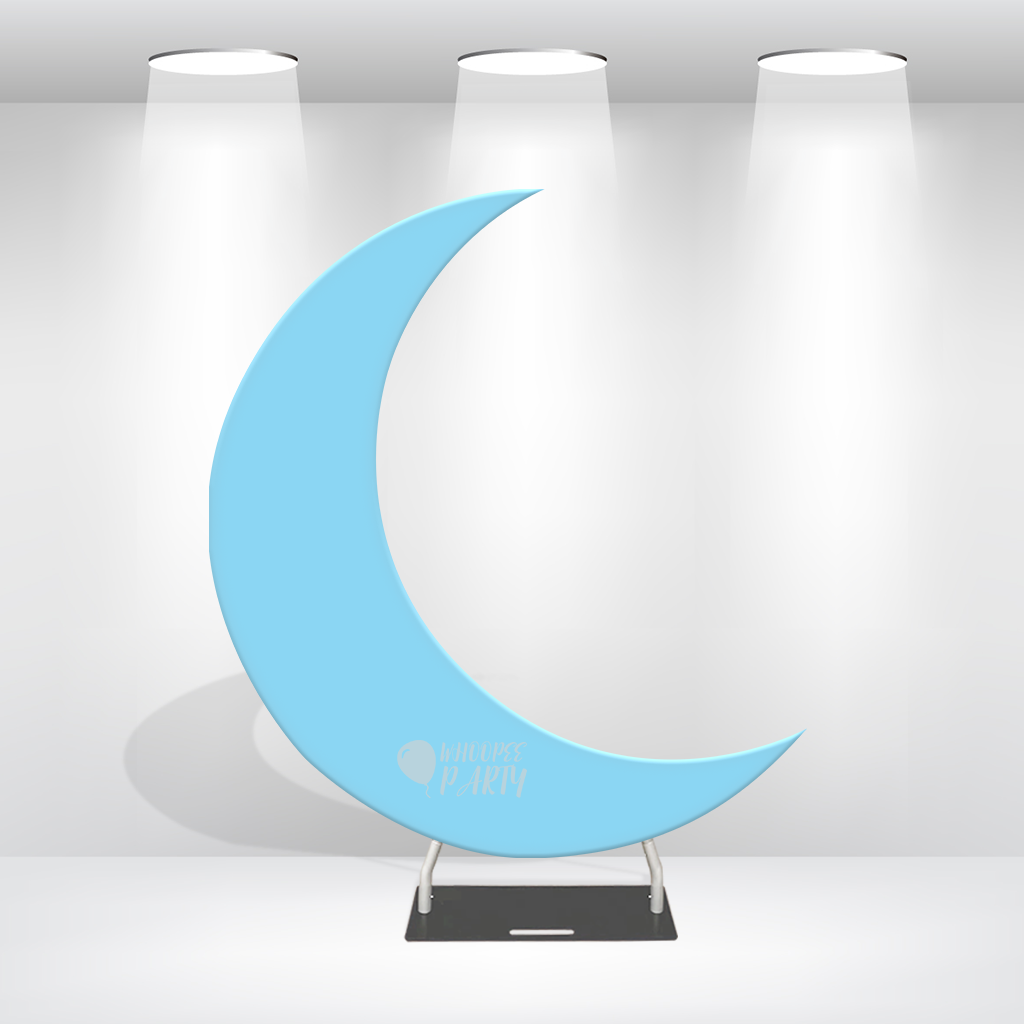 6.5ft Crescent Half Moon Shape Arch Backdrop Stand For Wedding Birthday Baby Shower