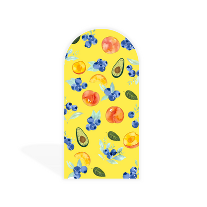Fruit Theme Baby Shower Birthday Party Chiara Arch Backdrop Wall Cloth Cover
