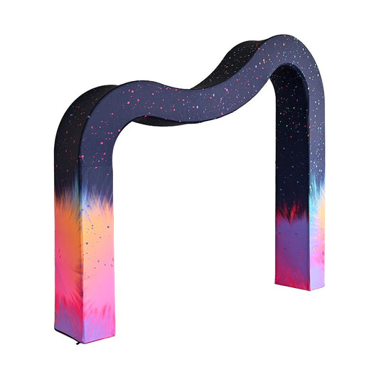 3D  Wave Arches Stand Party Backdrop Stand