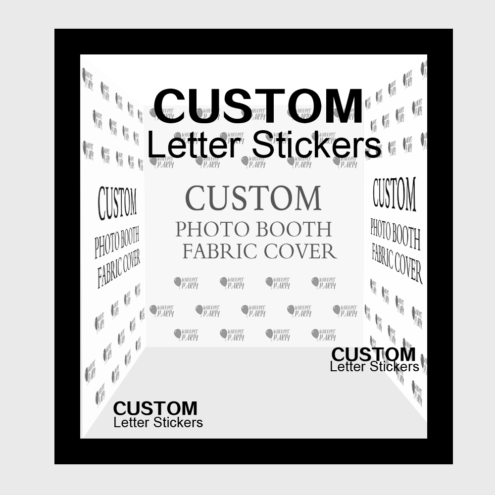 Custom 6.5x7.5ft VOGUE Walk-In Party Magazine Photo Booth Box