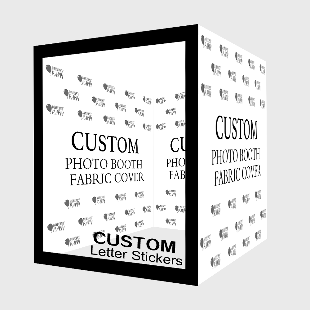 Custom 6.5x7.5ft VOGUE Walk-In Party Magazine Photo Booth Box