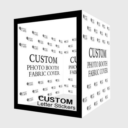 Custom 6.5x7.5ft VOGUE Walk-In Party Magazine Photo Booth Box