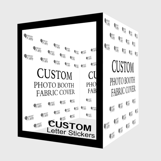 Custom 6.5x7.5ft VOGUE Walk-In Party Magazine Photo Booth Box