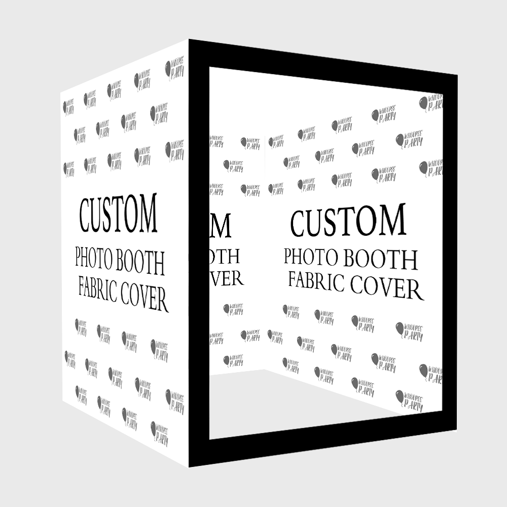 Custom 6.5x7.5ft VOGUE Walk-In Party Magazine Photo Booth Box