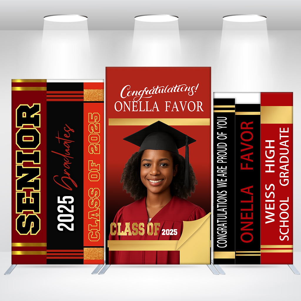 Custom Rectangular Backdrop Wall Cloth Cover For Graduation – WhoopeeParty