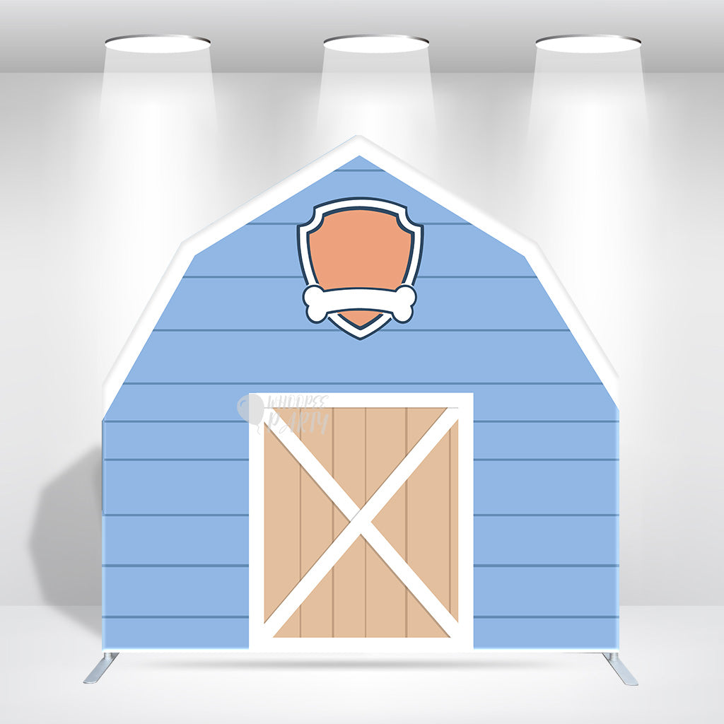 7x7ft Farm House Barn Arch Backdrop Wall Stand For Birthday Baby Shower Party Decoration