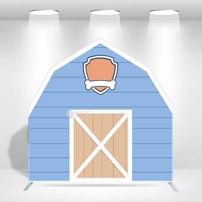 7x7ft Farm House Barn Arch Backdrop Wall Stand For Birthday Baby Shower Party Decoration