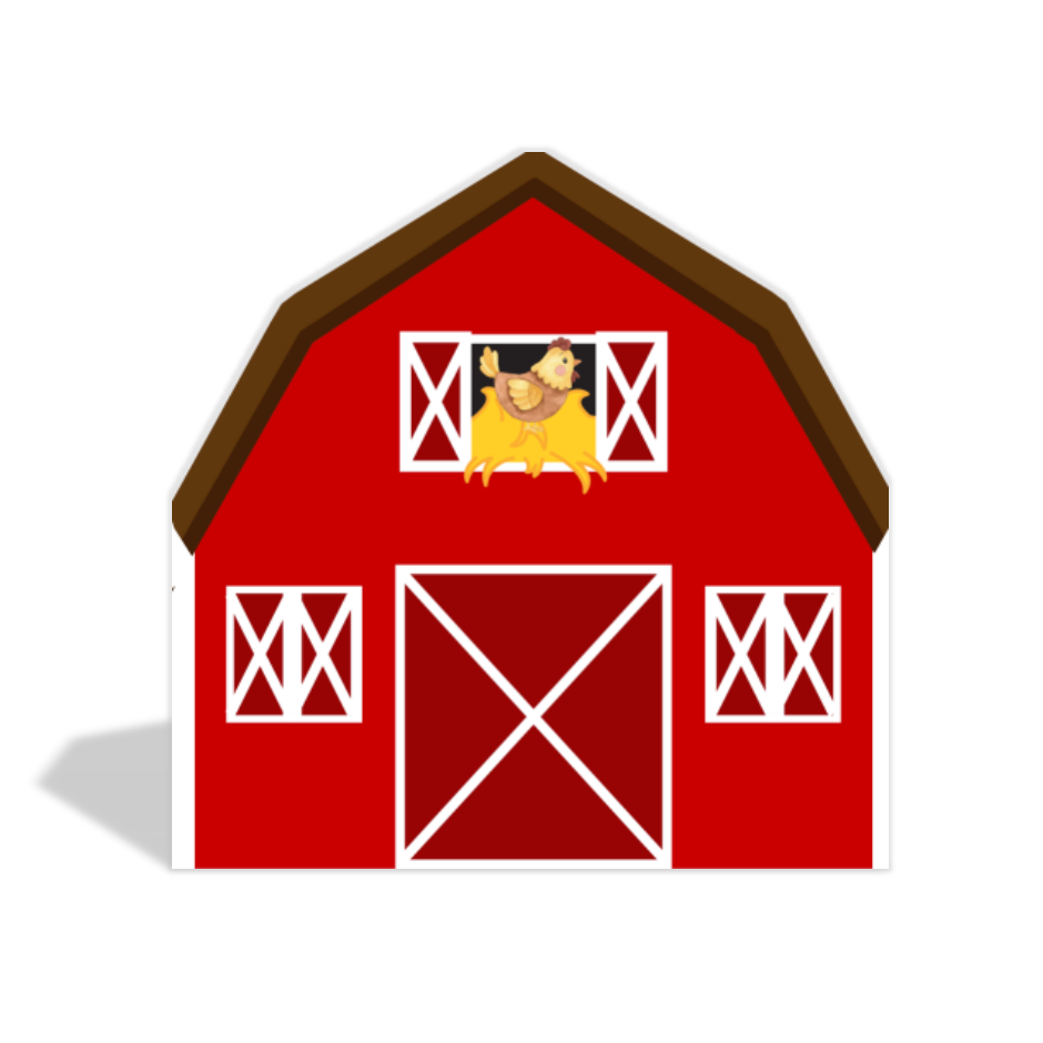 7x7ft Farm House Barn Arch Backdrop Wall Cover Stand For Birthday Baby Shower Party Decoration