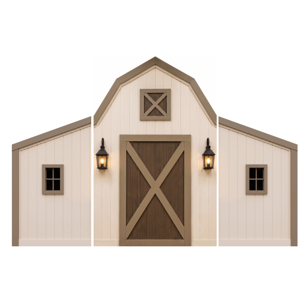 Barn Arch Backdrop Wall Stand Kits For Farm Theme Birthday Baby Shower Party Decoration